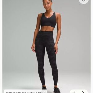 Lululemon Wunder Under HR Tight 25” camo NWT